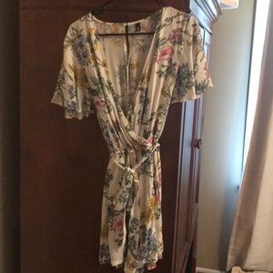 White floral romper